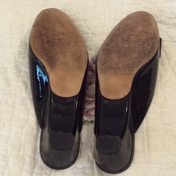 STUART WEITZMAN Black patent leather ribbon toe 7 - Picture 7 of 7